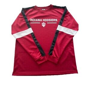 Indiana Hoosiers NCAA Size L Athletic Long Sleeve Shirt basketball gorpcore red